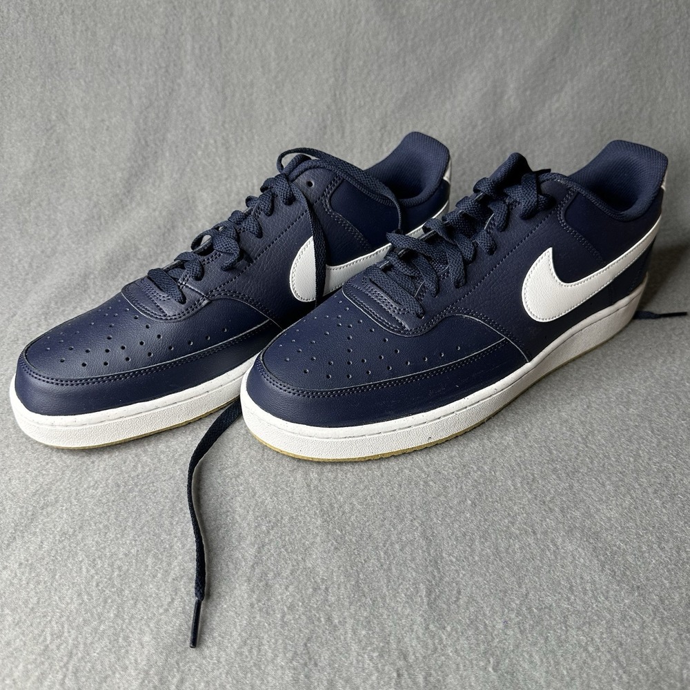 Nike Court Vision Low Obsidian/S-White Men's Sneakers-‎ Men Size 12 - FZ5547-400